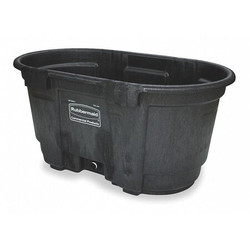 Rubbermaid Commercial Stock Tank,41 1/2 in,16 3/8 in,1 1/2 in FG424288BLA