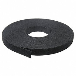 Velcro Brand Hook-and-Loop Cable Tie Roll,75 ft,Black 189590