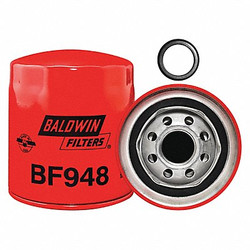 Baldwin Filters Fuel Filter,4-3/8 x 3-25/32 x 4-3/8 In BF948