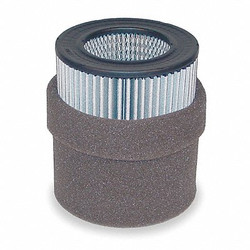 Solberg Filter Element,Poly,9.38" Ht, 4 3/4" ID 235P
