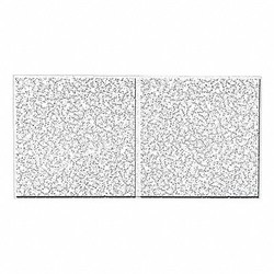 Armstrong World Industries Ceiling Tile,48 in L,24 in W,PK10 2776B