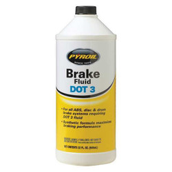 Pyroil Brake Fluid,32 Oz,Dot 3 PYBF32