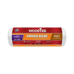 Wooster Roller Cover,9"L,1/4"Nap,Mohair R207-9