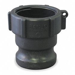 Banjo Cam and Groove Adapter,4",Polypropylene  400A