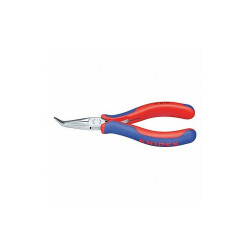 Knipex Bent Long Nose Plier,5-3/4" L,Smooth 35 82 145