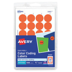 Avery Laser/Inkjet Label,3/4 H,3/4" W,PK1008 727825465