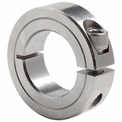 Climax Metal Products Shaft Collar,Clamp,1Pc,1/2 In,SS 1C-050-S