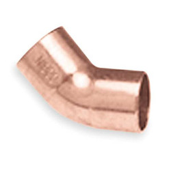 Nibco Elbow,45 Deg.,Wrot Copper,2-1/2",CxC 606 21/2