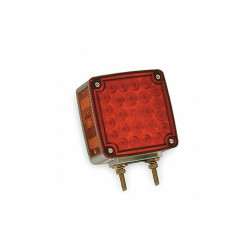 Grote Two SidedLamp,Square,Red, Yellow,4-5/8"L G5530
