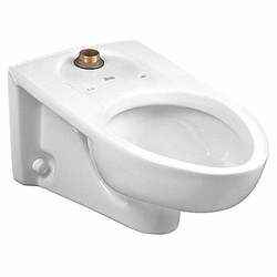 American Standard Toilet Bowl,Elongated,Wall,Flush Valve 2257101PL.020