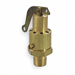 Aquatrol Safety Relief Valve,1/2 In,125 psi,Brass 130CA1M1K1-125