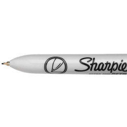 Sharpie Permanent Marker,Black,PK12 1735790