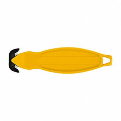 Klever Safety Cutter,Disp,5-3/4 in.,Yellow,PK10 KCJ-2Y