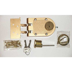 Kaba Ilco Auxiliary Lock,Jimmyproof Deadlock,Bronz  535-53-51