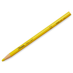 Sharpie Peel-Off China Marker,Yellow,PK12 2083