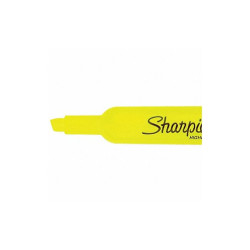 Sharpie Highlighter,Tank,Ylw,Chisel,PK12 25025