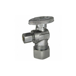 Kissler Water Supply Stop,Brass,1/4-Turn,5/8" 88-9375