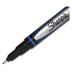 Sharpie Permanent Pens,Blue,PK12 1742664