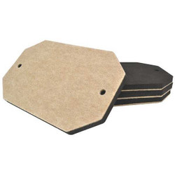 Surface Shields Surface Sled,10 in.L,White,PK4 APH1