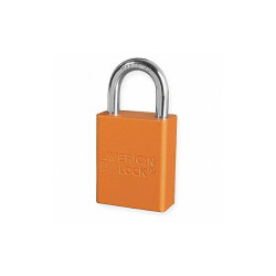 American Lock Lockout Padlock,KD,Orange,1-7/8"H A1105ORJ