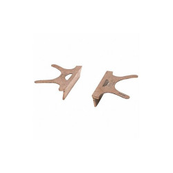 Wilton Replace. Vise Jaw,Copper,Incl. Pair,PR 404-3