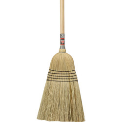 42" Commercial Corn Broom, Wood Handle