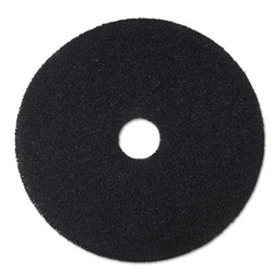 3M™ Low-Speed Stripper Floor Pad 7200, 16" Diameter, Black, 5/carton 7200-16