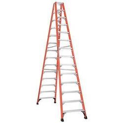 Louisville Twin Stepladder,Fbrgls,IAA,14ft,FM1400HD  FM1414HD