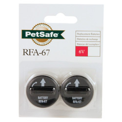 Petsafe 6V Dog Collar Replacement Battery (2-Pack) RFA-67D-11