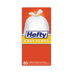 Hefty® BAG,13GAL,TK,FLAPS,WH E84563