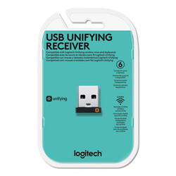 Logitech® Usb Unifying Receiver, Black 910-005235