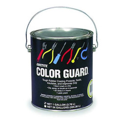 Loctite Rubber Protectant Color Guard,1 gal,Red 338131