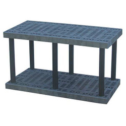 Structural Plastics Plstc Shelf,24inx27inx48inShlfLdCp:340lb S4824B