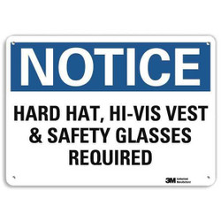 Lyle Notice Sign,10 inx14 in,Aluminum U5-1253-RA_14X10