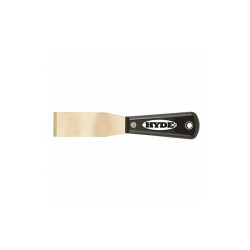 Hyde Putty Knife,Straight,Brass,1 3/8"W 02215