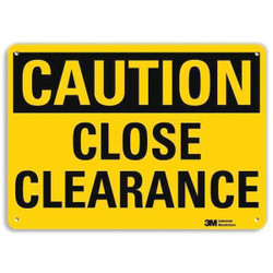 Lyle Safety Sign,10 inx14 in,Aluminum U4-1131-RA_14X10