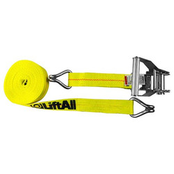 Load Hugger Tie Down Strap,Wire-Hook,Yellow 26422X15