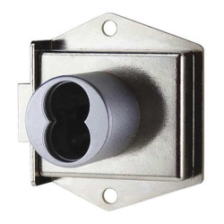 Ccl Interchang Core Deadlatch,Silr,Rectang 72623