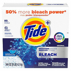 Tide Laundry Detergent,Box,9 lb,PK2 84998