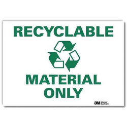 Lyle Recycling Sign,10x14in,Rflctive Sheeting U1-1062-RD_14X10