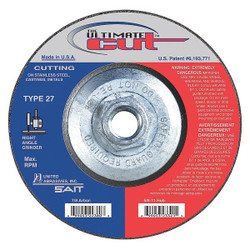 United Abrasives/Sait Abrasive Cut-Off Wheel,60 Grit 23321