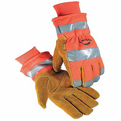 Caiman Cold Protection Gloves,L,Hi-Vis Orng,PR 1353-5