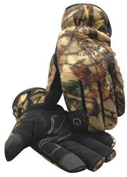 Caiman Cold Protection Gloves,XS,Camouflage,PR 2394-2