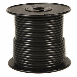 Grote Primary Wire,18 AWG,1 Cond,100 ft,Black 87-9002