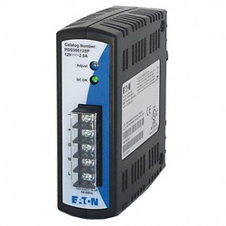Eaton DC Power Supply,12VDC,2.50A,50/60 Hz PSG30E12SP