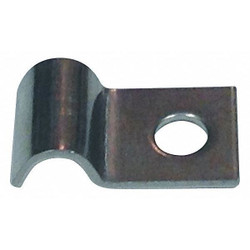Dixie Line Clamps Tube Clamp,One-Hole,SS,PK50 401