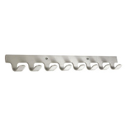 Glaro Garment Hook Rack,34 in W,Aluminum 236SA