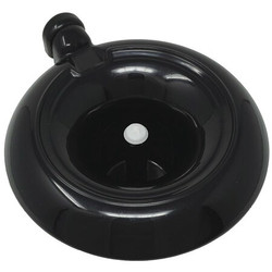 Oasis Water Guard,Black,Plastic,H 5 in 033964-022