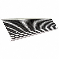 Wooster Products Stair Tread,Black,60in W,Extruded Alum 511BLA5