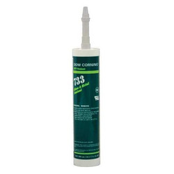 Dow Silicone Sealant,White,733 99179245